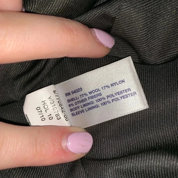 💥5/$10💥 GAP Kid’s Pea Coat Gray XS GIRL - Picture 4 of 5